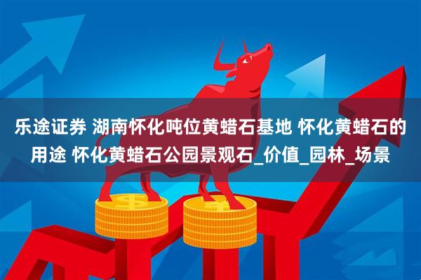 乐途证券 湖南怀化吨位黄蜡石基地 怀化黄蜡石的用途 怀化黄蜡石公园景观石_价值_园林_场景